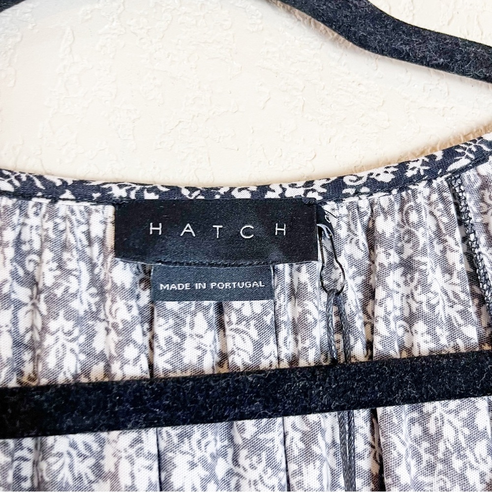 Hatch The Organic Cotton Nursing Night Dress Black Floral Size 0 0-2 Maternity - Picture 5 of 10
